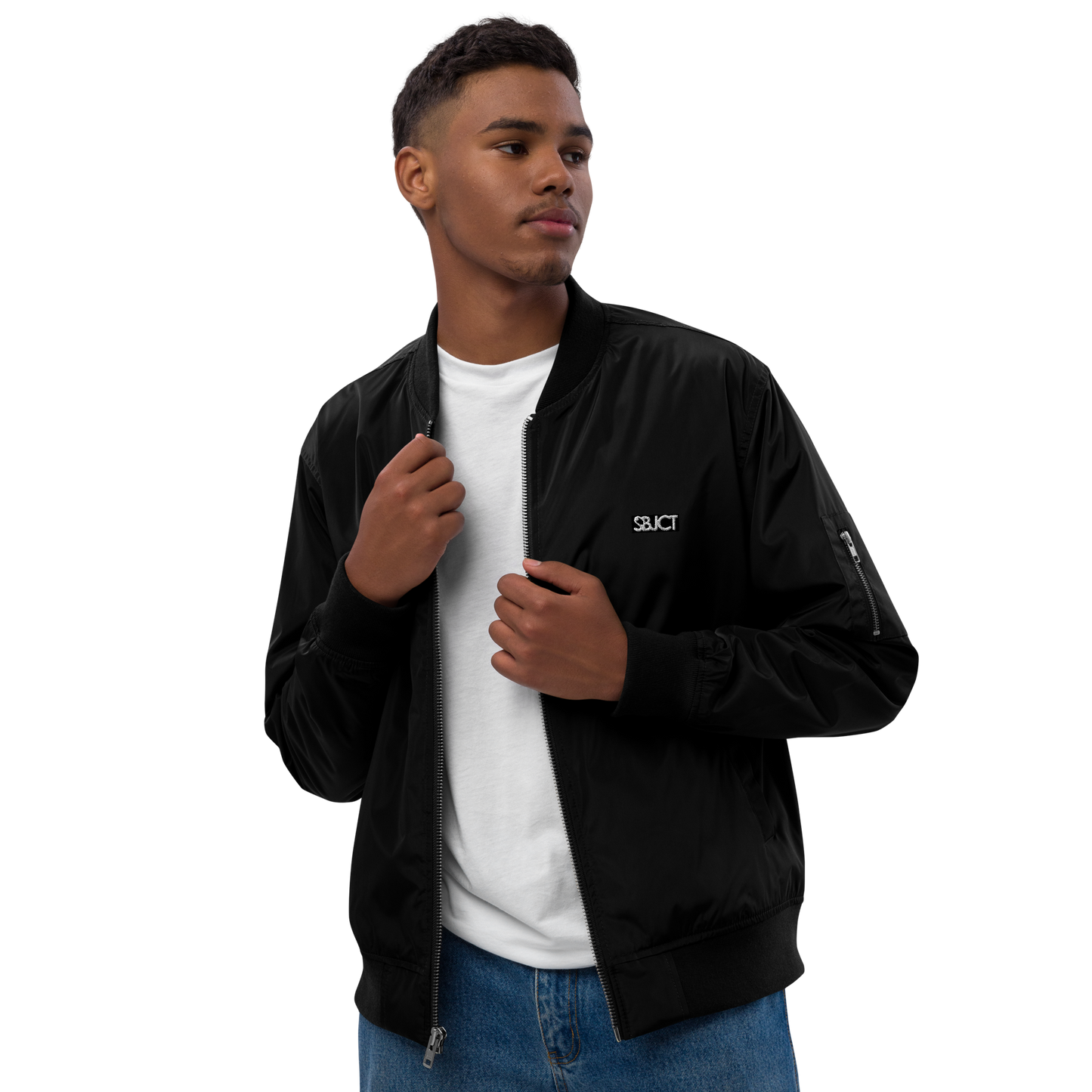 SBJCT Premium recycled bomber jacket